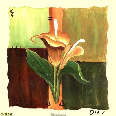 File gốc File tranh sơn dầu SD225 (in tráng gương) nghệ thuật