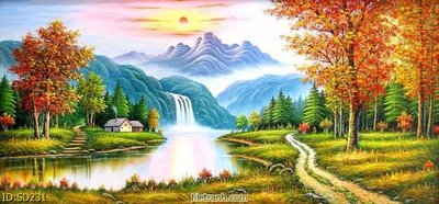 File PSD File tranh sơn dầu SD231 (gốc) tách lớp chi tiết