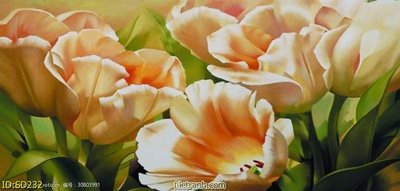 File in mica File tranh sơn dầu SD232 (bản gốc) làm vách ngăn