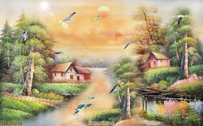 Download file File tranh sơn dầu SD249 (gốc) cho xưởng in