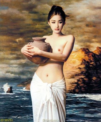 File tranh File tranh sơn dầu SD251 (bản gốc) in lụa 5D