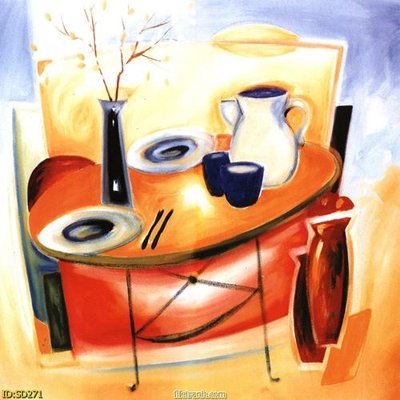 File PSD File tranh sơn dầu SD271 (bản gốc) cho nhà in