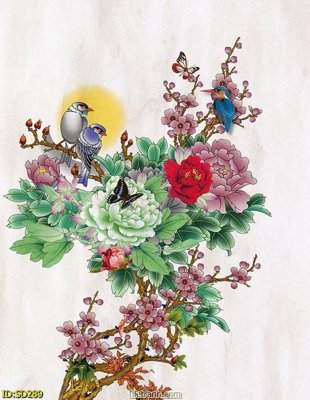 Download file gốc File tranh sơn dầu SD289 (in mica) 3D