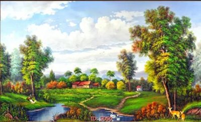 File gốc File tranh sơn dầu SD50 (in tráng gương) nghệ thuật