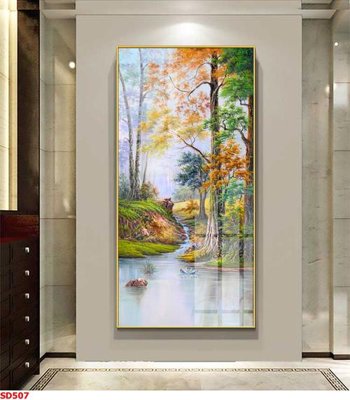 Tải về hình ảnh gốc File tranh sơn dầu phong cảnh châu âu SD507 sắc nét