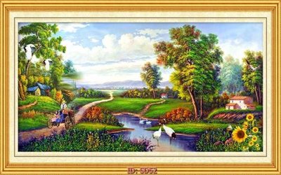 File tranh gốc File tranh sơn dầu SD52 (bản quyền) file PSD