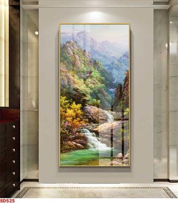 File tranh File tranh sơn dầu phong cảnh châu âu SD525 (ảnh gốc) cho in ấn kỹ thuật số