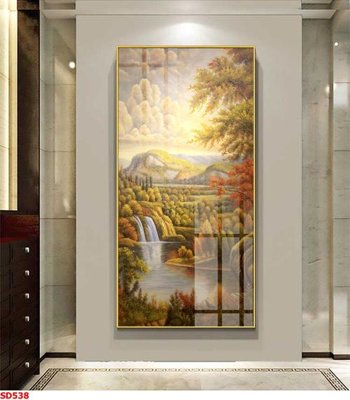 Tải xuống file tranh gốc File tranh sơn dầu phong cảnh châu âu SD538 (PSD/TIFF)