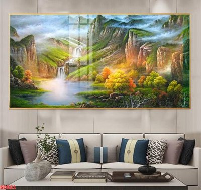 File tranh File tranh sơn dầu phong cảnh châu âu SD551 (ảnh gốc) in trần xuyên sáng