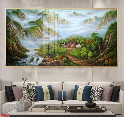 File in lụa File tranh sơn dầu phong cảnh châu âu SD555 (tân cổ điển) File tranh sơn dầu phong cảnh châu âu SD555