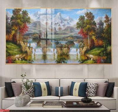 File ảnh File tranh sơn dầu phong cảnh châu âu SD563 (gốc) trang trí khách sạn