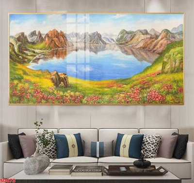 Download file File tranh sơn dầu phong cảnh châu âu SD573 (gốc) in mica bàn thờ