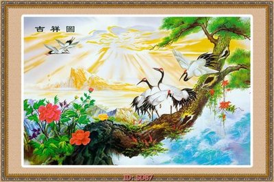 File gốc File tranh sơn dầu SD87 (in 3D) nghệ thuật