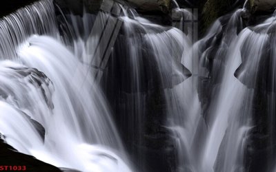 File in trần Tranh sơn thủy thác nước phong thủy ST1033 (bản gốc) phong cảnh