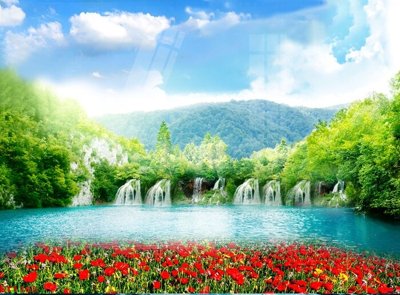 Tải file gốc Tranh sơn thủy thác nước phong thủy ST1165 (in tráng gương) siêu đẹpFile tranh gốc Tranh sơn thủy thác nước phong thủy ST1165 chất lượng cao