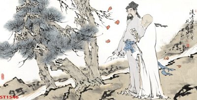 Download file Tranh sơn thủy thác nước phong thủy ST1546 (gốc) cho xưởng in