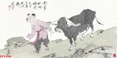 File tranh Tranh sơn thủy thác nước phong thủy ST1558 (gốc) chủ đề thành phố