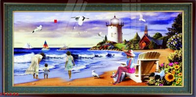 File gốc Tranh sơn thủy thác nước phong thủy ST1633 (PNG) không nền chất lượng