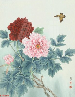 Download file Tranh sơn thủy thác nước phong thủy ST1649 (chất lượng in ấn)