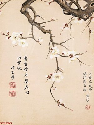 File in ấn Tranh sơn thủy thác nước phong thủy ST1705 (bản gốc) chất lượng cao