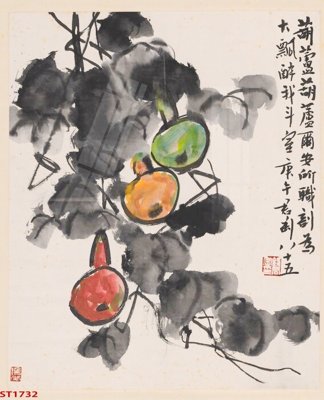 File tranh Tranh sơn thủy thác nước phong thủy ST1732 (bản gốc) treo tường