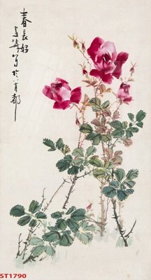 File tranh in trần Tranh sơn thủy thác nước phong thủy ST1790 (ảnh gốc siêu nét)