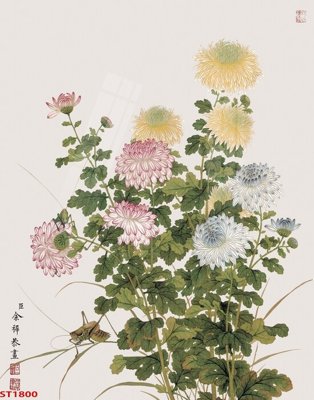 Hình ảnh file gốc Tranh sơn thủy thác nước phong thủy ST1800 cho in UV