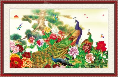 Tải file gốc Tranh sơn thủy thác nước phong thủy ST1828 (bản PSD) chỉnh sửa được