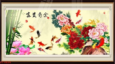 File gốc in tráng gương Tranh sơn thủy thác nước phong thủy ST1834 chi tiết