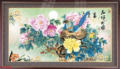 Tải file gốc Tranh sơn thủy thác nước phong thủy ST1842 (in không vỡ ảnh)