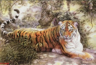 Download file gốc Tranh sơn thủy thác nước phong thủy ST1849 (in mica) 3D