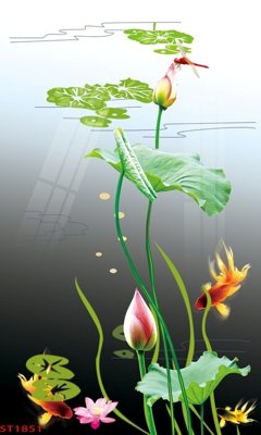 File gốc Tranh sơn thủy thác nước phong thủy ST1851 (dành cho quảng cáo)