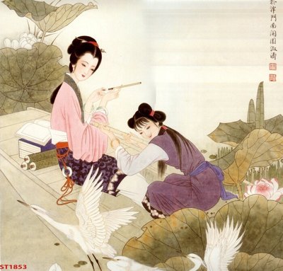 File gốc Tranh sơn thủy thác nước phong thủy ST1853 (in lụa) cao cấp