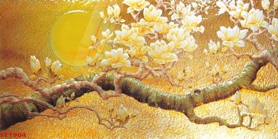 Download file Tranh sơn thủy thác nước phong thủy ST1904 (chuẩn in) Tranh sơn thủy thác nước phong thủy ST1904