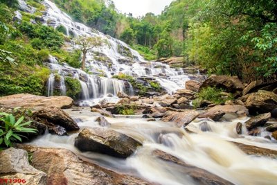 File ảnh gốc Tranh sơn thủy thác nước phong thủy ST1996 không vỡ nét