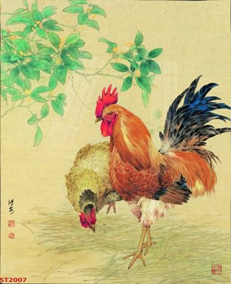 File gốc Tranh sơn thủy thác nước phong thủy ST2007 (PNG) nền trong suốt