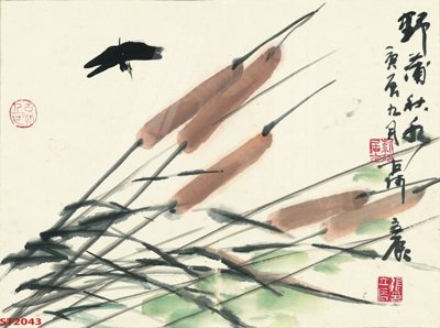 Ảnh gốc file in lụa Tranh sơn thủy thác nước phong thủy ST2043 chi tiết