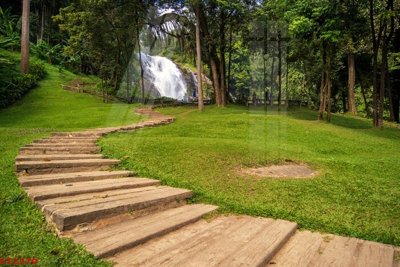 Download file Tranh sơn thủy thác nước phong thủy ST2270 (chất lượng in ấn)