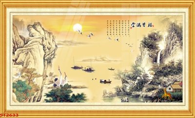 Tải file gốc Tranh sơn thủy thác nước phong thủy ST2633 (in tráng gương) cao cấpFile gốc Tranh sơn thủy thác nước phong thủy ST2633 (in ấn) phiên bản độc quyền