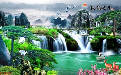 Tải file gốc Tranh sơn thủy thác nước phong thủy ST3056 (in tráng gương) 3DFile gốc Tranh sơn thủy thác nước phong thủy ST3056 (sẵn sàng in) chất lượng cao