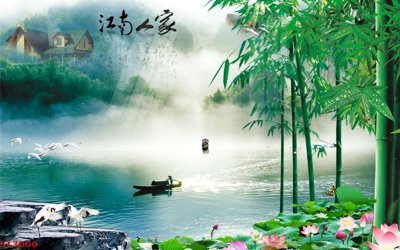 Tải file Tranh sơn thủy thác nước phong thủy ST3060 (gốc) làm tranh treo tường