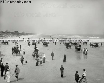 File tranh Seabreeze_ 1904 (bản gốc) in lụa 5D