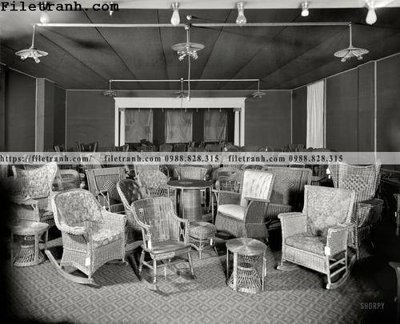 File in trần Something Wicker_ 1912 (bản gốc) mây trời