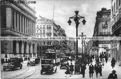 File tranh in tráng gương Street093 (siêu nét)