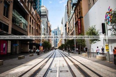 File tranh Street129 (gốc) in backlit film