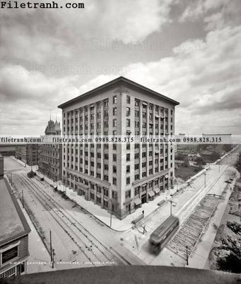 File tranh Street View_ 1905 (ảnh gốc) in trần nhà
