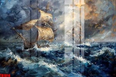 Ảnh gốc File thuận buồm xuôi gió TB1014 (độ nét cao) in mica