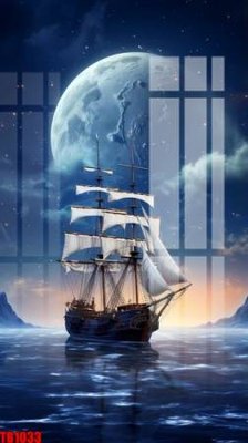 File tranh gốc File thuận buồm xuôi gió TB1033 (sắc nét từng chi tiết)