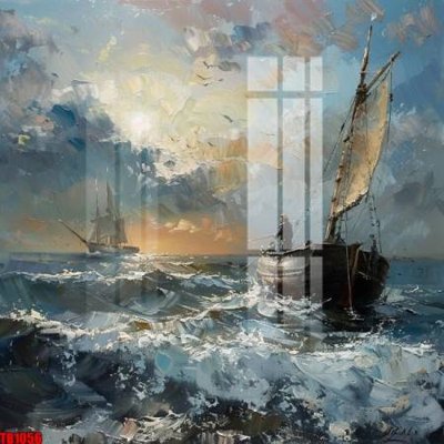 Download file gốc File thuận buồm xuôi gió TB1056 (in lụa) nghệ thuật