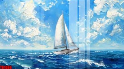 File gốc File thuận buồm xuôi gió TB1089 (in lụa) tranh mã đáo